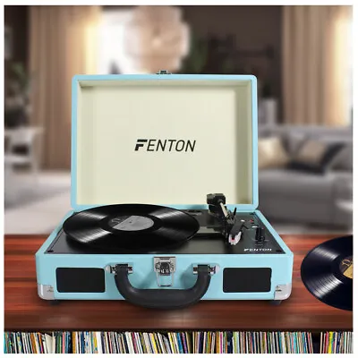 Fenton RP115 3 Speed Retro Vinyl LP Record Player Turntable 33 1/3 45 78 RPM • £46
