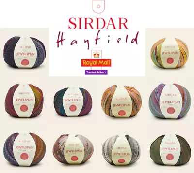 £8.99 • Buy Sirdar Jewelspun Aran 200g Knitting Yarn Knit Crochet