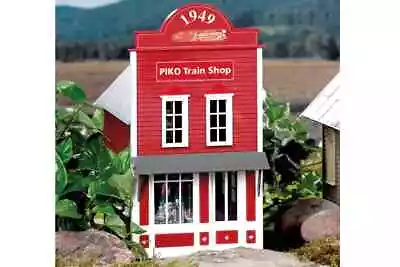 PIKO ~ G Scale ~ New 2024 ~ Train Shop ~ Built-Up Building ~ 62705 • $134.39