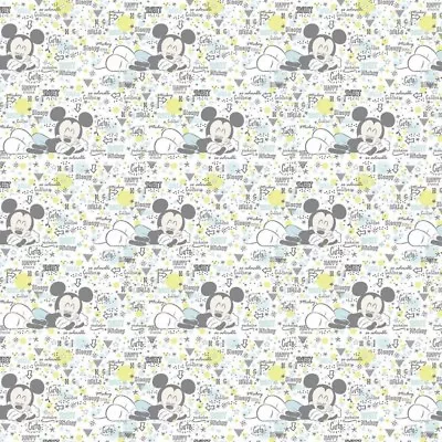 100% Cotton Patchwork Fabric Springs Creative Disney Peekaboo Mickey Baby • £7