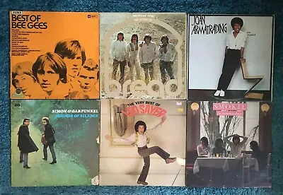 Bulk Vinyl Records LP's Simon And Garfunkel Bee Gees Leo Sayer Bread.. • $35