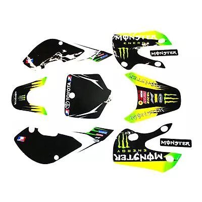 3M MONSTER Decals Graphic Stickers Kit KLX110 Style Fairing PIT PRO Dirt Bike • $33.42