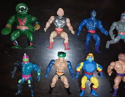 1980’s Vintage HUGE LOT 12 MOTU Figures Accessories He-Man ****READ**** • $65