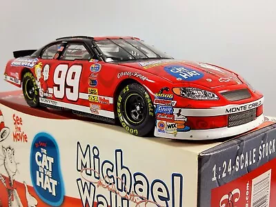 Michael Waltrip Cat In The Hat/ Aaron's 2003 NASCAR 1:24 Diecast Action • $10.99