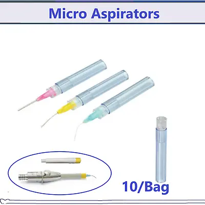 Dental Endo Micro Aspirators / Needle Tip HVE Aspirator For High Speed Suction • $12.75