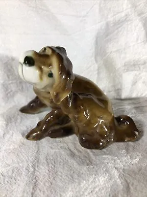 $19.99 • Buy Vintage Zsolnay Porcelain Dog Figurine Made In Hungary