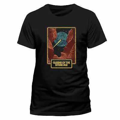 Official Queens Of The Stone Age Canyon Mens Black T Shirt QOTSA Classic Tee • £14.50
