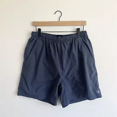 Vintage Nike ACG Shorts 5.5” Mens Large Flat Front Blue Swim Trunks Lined 90s • $28