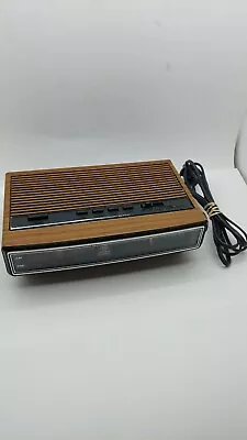 GE General Electric Clock Radio Digital Alarm  Model 7-4625A Woodgrain Vintage • $15