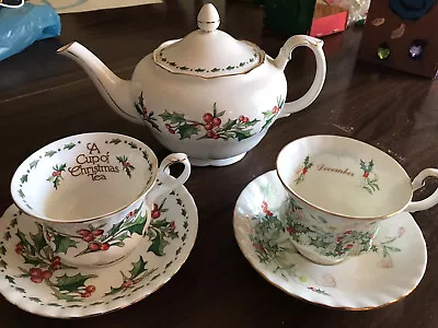 A Cup Of Christmas Tea Set • $120