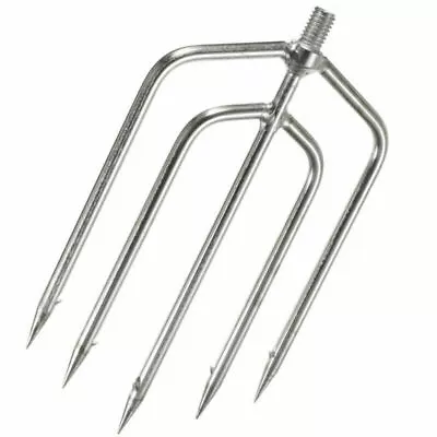 5-Prong Stainless Steel Fishing Fish Frog Eel Salmon Barbed Gig Spear Gun Gig • $9.49