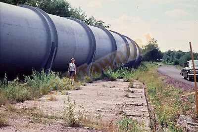 $5 • Buy Vtg Photo Slide Large 14ft Dia. Pipe Line X3S123