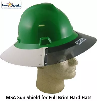 MSA Full Brim Sun Shields - Hard Hat Sold Separately • $26