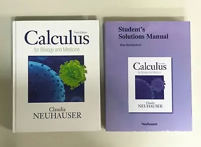 $39.99 • Buy Calculus For Biology And Medicine 3rd Edition With Solutions Manual