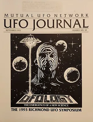 UFO Journal Mutual UFO Network MUFON Magazine #305 September 1993  • $14.99