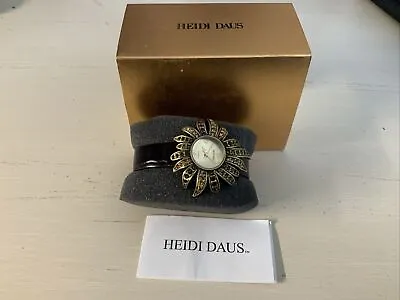 Vintage Heidi Daus Rhinestone Watch - With Original Packaging & Paperwork • $24.50