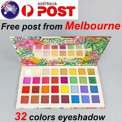 $9.99 • Buy 32 Colors Eyeshadows Palette Shades Glitter Cosmetic Makeup Eye Shadow Gift