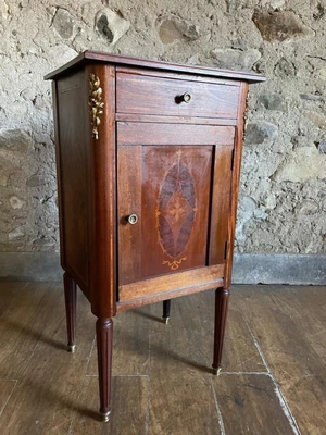 £225 • Buy Vintage French Bedside Cabinet Bedside Table