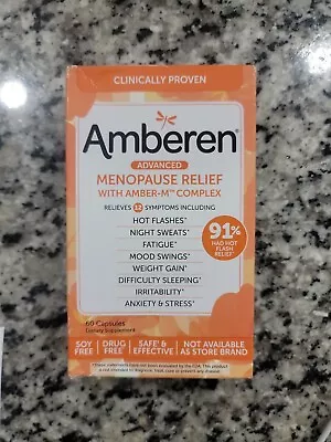 Amberen Menopause Relief Capsules 60-Count • $25