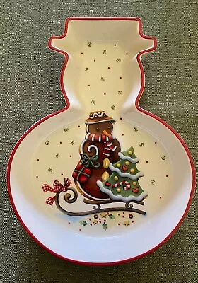 Villeroy & Boch Winter Bakery Delight Christmas Snowman Serving Dish Bowl • $32