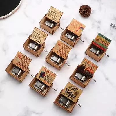 £5.14 • Buy Are My Sunshine Presents For Wife Gifts For Daughter Wood Music Box Music Boxes
