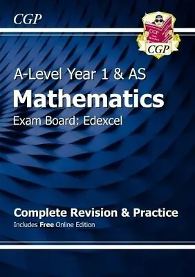 New A-Level Maths For Edexcel: Year 1 & AS Complete Revision & Practice With On • £2.88