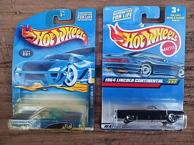 Hot Wheels Mainline 1964 Lincoln Continental Convertable Lot Of 2 • $13