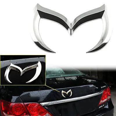 Silver Evil M Logo Emblem Batman Rear Badge Decal For Mazda 2 3 5 6 CX Miata • $8.99