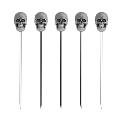 Cocktail Picks Stick Cocktail Toothpicks Stainless Steel Martini Olive Picks ... • $10.19