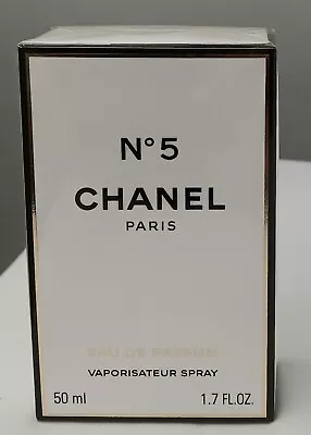 CHANEL No5 EAU DE PARFUM 50ML SPRAY. NEW&SEALED • £85