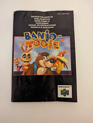 £38 • Buy Banjo Tooie N64 Nintendo Manual