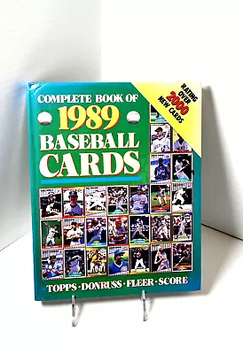 The Complete Book Of 1989 Baseball Cards~Topps/Donruss/Fleer/Score HC • $6.99