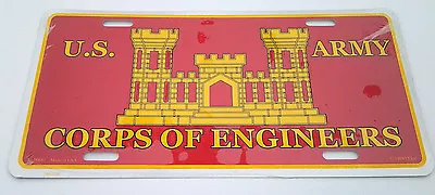 CORPS OF ENGINEERS US ARMY Military License Plate Made In USA 681 EE  • $12.34