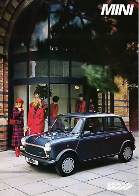 '84-'85 Austin Rover Mini Range Brochure Flemish Language From Belgium - RARE? • $4.99