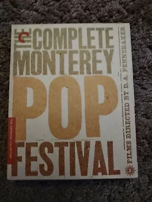 The Complete Monterey Pop Festival (Blu-ray 2009 2-Disc Set Criterion Coll. • $37