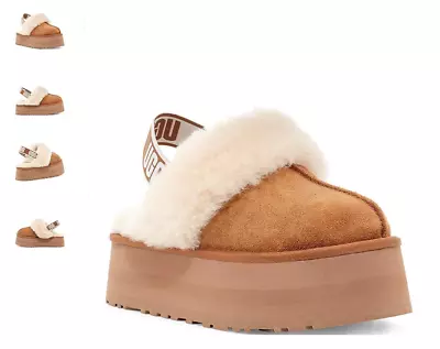 UGG Funkette Chestnut Suede Clog Women's US Sizes 5-11/NEW!!! • £145.92