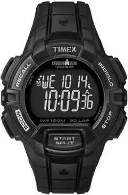 Timex T5K793 Men's  Ironman  30 Lap Resin Watch Alarm Indiglo Chronograph • $43.40