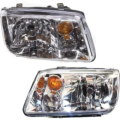 Headlight Set For 2002 2003 2004 2005 Volkswagen Jetta Left And Right 2Pc • $82.59