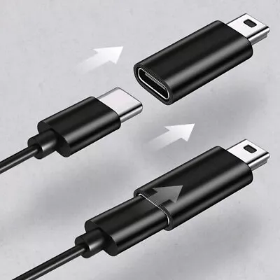 USB C To Mini USB 2.0 Adapter Type C Female To Mini USB Male Converts Adapter • $2.89