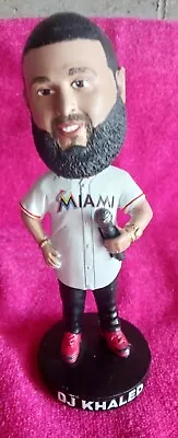 VINTAGE MATCH-UP FLORIDA MIAMI MARLINS DJ KHALED BOBBLEHEAD SGA 2018 In Box • $25