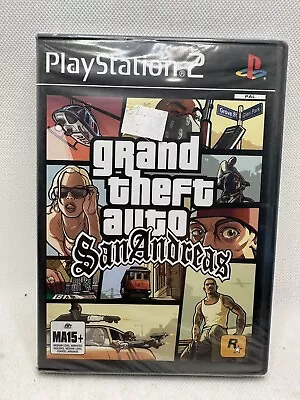 Grand Theft Auto San Andreas - PS2 - Brand New Sealed - FREE POST • $169