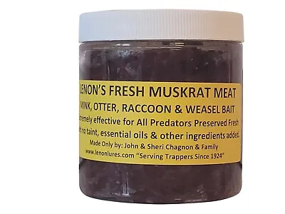 Lenon's Fresh Muskrat Meat Weasel Mink Otter And Raccoon Bait • $15