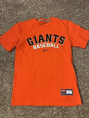 Men’s Nike San Francisco Giants Orange Standard Fit T-Shirt Small • $16.93