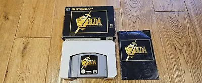 Legend Of Zelda Ocarina Of Time Game Boxed CIB Manual For Nintendo 64 N64 • £39