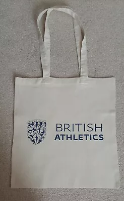 British Athletics Cotton Tote Bag. NEW. London Olympic Park 2017 • £9.99