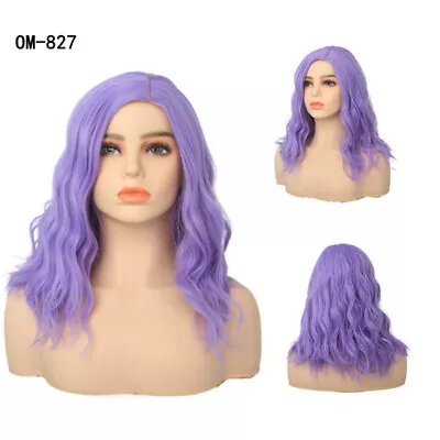 Cap UK Women Anime Full Curly Heat Resistant Synthetic Cosplay Lolita Wig With • £17.99