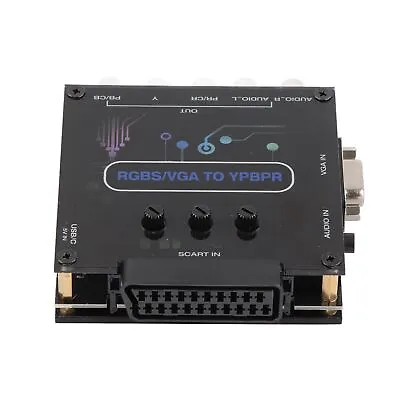 RGBS VGA SCART To YPBPR Converter Component Converter Game Screen Brightness • £66.98