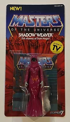 2019 Super7 Masters Of The Universe Filmation Shadow Weaver 5.5” Unpunched • $84.99