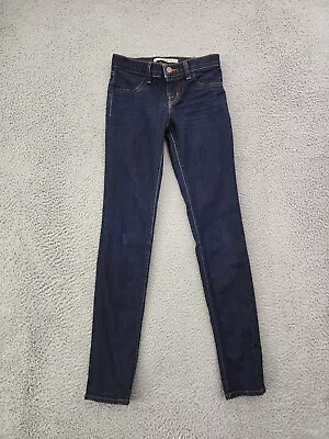 J. Brand Jeans Women 24 Blue Denim Pant Low Rise Starless Leggings Stretch 25X30 • $18.99