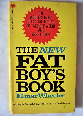 1968 The New Fat Boy's Book By Elmer Wheeler • $9.99